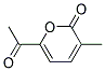 2H-pyran-2-one, 6-acetyl-3-methyl-(9ci) Structure,146446-11-9Structure