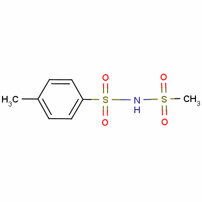 Benzenesulfonamide, 4-methyl-n-(methylsulfonyl)- Structure,14653-91-9Structure