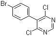 5-(4-Bromophenyl)-4,6-dichloropyrimidine Structure,146533-41-7Structure