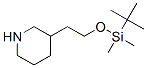 3-[2[[(1,1-Dimethylethyl)dimethyl silyl]oxy]ethyl]-piperidine Structure,146667-82-5Structure