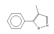 Isoxazole, 4-methyl-5-phenyl-(6ci,8ci,9ci) Structure,14677-22-6Structure