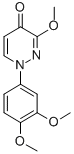 1-(3,4-Dimethoxy)phenyl-1,4-dihydro-3-methoxy-4-oxo-pyridazine Structure,146824-89-7Structure