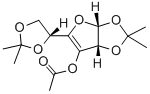 (3Ar,6ar)-5-[(4r)-2,2-dimethyl-1,3-dioxolan-4-yl]-2,2-dimethyl-3a,6a-dihydrofuro[2,3-d][1,3]dioxol-6-yl acetate Structure,14686-88-5Structure