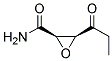 Oxiranecarboxamide, 3-(1-oxopropyl)-, (2r-cis)-(9ci) Structure,147000-09-7Structure