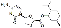 (1R,2S,5R)-Menthyl-(2R,5S)-5-(4-amino-2-oxo-2H-pyrimidin-1-yl)-[1,3]oxathiolane-2-carboxylic acid Structure,147027-10-9Structure