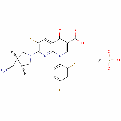 Trovafloxacin mesilate Structure,147059-75-4Structure