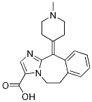 6,11-Dihydro-11-(1-methyl-4-piperidinylidene)-5h-imidazo[2,1-b][3]benzazepine-3-carboxylic acid Structure,147083-93-0Structure