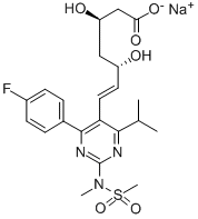 Rosuvastatin sodium Structure,147098-18-8Structure