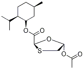 (2S,5S)-D-Menthol-5-(acetyloxy)-1,3-oxathiolane-2-carboxylate Structure,147126-68-9Structure