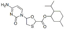 5-(4-Amino-2-oxo-1(2H)-pyrimidinyl)-1,3-oxathiolane-2-carboxylic acid 5-methyl-2-(1-methylethyl)cyclohexyl ester Structure,147126-73-6Structure