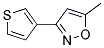 Isoxazole, 5-methyl-3-(3-thienyl)-(9ci) Structure,147137-35-7Structure