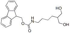 9H-fluoren-9-ylmethyl [6-hydroxy-5-(hydroxymethyl)hexyl]carbamate Structure,147190-31-6Structure