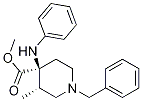 Cis-3-methyl-4-(phenylamino)-1-(phenylmethyl)-4-piperidinecarboxylic acid methyl ester Structure,147292-29-3Structure