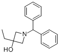 1-(Diphenylmethyl)-3-ethyl-3-azetidinol Structure,147293-65-0Structure