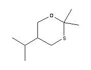 1,3-Oxathiane,2,2-dimethyl-5-(1-methylethyl)-(9ci) Structure,147354-43-6Structure