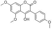 4-Hydroxy-5,7-dimethoxy-3-(4-methoxyphenyl)coumarin Structure,14736-59-5Structure