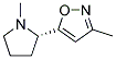 Isoxazole, 3-methyl-5-[(2s)-1-methyl-2-pyrrolidinyl]-(9ci) Structure,147402-53-7Structure