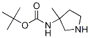 Tert-butyl 3-methylpyrrolidin-3-ylcarbamate Structure,147459-52-7Structure