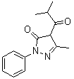 2,4-Dihydro-5-methyl-4-isobutyryl-2-phenyl-3h-pyrazol-3-one Structure,147663-44-3Structure