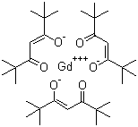 Tris(2,2,6,6tetramethyl-3.5-heptanedionato)gadolinium(Ⅲ) Structure,14768-15-1Structure