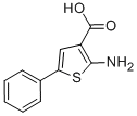 2-Amino-5-phenyl-thiophene-3-carboxylic acid Structure,14770-84-4Structure