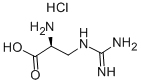 L-2-amino-3-guanidinopropionic acid hydrochloride Structure,1482-99-1Structure