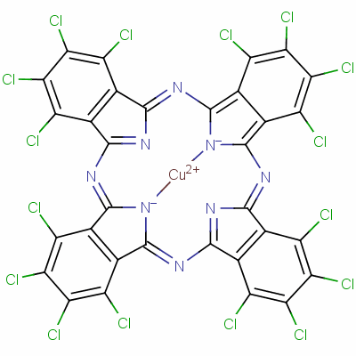 Pigment green 7 Structure,14832-14-5Structure