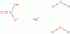 Mercurous nitrate, dihydrate Structure,14836-60-3Structure