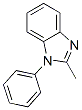 2-Methyl-1-phenyl-1H-benzoimidazole Structure,1484-39-5Structure