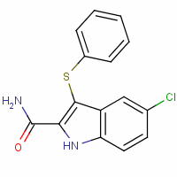 5-Chloro-3-(phenylthio)-1h-indole-2-carboxamide Structure,148473-16-9Structure