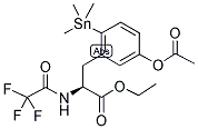 L-phenylalanine, 5-(acetyloxy)-n-trifluoroacetyl-2-trimethylstannyl, ethyl ester Structure,148613-10-9Structure