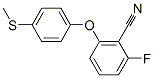 2-Fluoro-6-[4-(methylthio)phenoxy]benzonitrile Structure,148901-52-4Structure