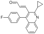 (E)-3-[2-Cyclopropyl-4-(4-fluorophenyl)-3-quinolinyl-2-propenal Structure,148901-68-2Structure