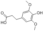 3-(3,5-Dimethoxy-4-hydroxyphenyl)propionic acid Structure,14897-78-0Structure