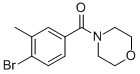 ((4-Bromo-3-methylphenyl)carbonyl)morpholine Structure,149105-06-6Structure