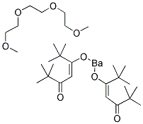 Bis(2,2,6,6-tetramethyl-3,5-heptanedionato)barium triglyme adduct Structure,149160-45-2Structure