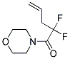 Morpholine, 4-(2,2-difluoro-1-oxo-4-pentenyl)-(9ci) Structure,149229-28-7Structure