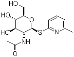 N-((2s,3r,4r,5s,6r)-4,5-dihydroxy-6-(hydroxymethyl)-2-((6-methylpyridin-2-yl)thio)tetrahydro-2h-pyran-3-yl)acetamide Structure,149263-94-5Structure