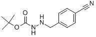 Tert-butyl 2-(4-cyanobenzyl)hydrazinecarboxylate Structure,149267-90-3Structure