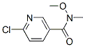 6-Chloro-n-methoxy-n-methylnicotinamide Structure,149281-42-5Structure