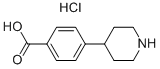 4-Piperidin-4-ylbenzoic acid hydrochloride Structure,149353-84-4Structure