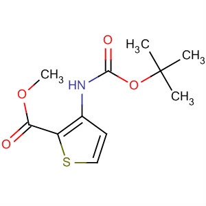 3-Tert-butoxycarbonylamino-thiophene-2-carboxylic acid methyl ester Structure,149587-72-4Structure