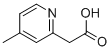 2-(4-Methylpyridin-2-yl)acetic acid Structure,149605-62-9Structure