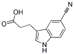 1H-Indole-3-propanoic acid, 5-cyano- Structure,149681-66-3Structure