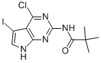 N-(4-chloro-5-iodo-7h-pyrrolo[2,3-d]pyrimidin-2-yl)-2,2-dimethylpropionamide Structure,149765-16-2Structure