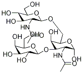 2-Acetamido-6-o-(2-acetamido-2-deoxy-beta-d-glucopyranosyl)-3-o-(beta-d-galactopyranosyl)-2-deoxy-alpha-d-galactopyranose Structure,149793-99-7Structure