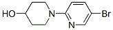 1-(5-Bromo-2-pyridinyl)-4-piperidinol Structure,149806-52-0Structure