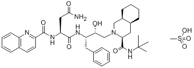 Saquinavir mesylate Structure,149845-06-7Structure