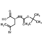 Boc-d-2-amino-4-bromo-4-pentenoic acid Structure,149930-92-7Structure