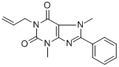 1-Allyl-3,7-dimethyl-8-phenylxanthine Structure,149981-23-7Structure